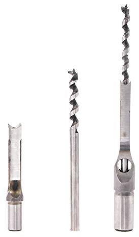 KhUKhu Quadratischer Lochbohrer, Stemmbohrer, Fräsen, Holzbohrer, Lochbohrführung, Positionierer, quadratischer Loch-Stemmerbohrer für Bohrmaschine (Lochdurchmesser: 30 mm, Schaftform: rund)