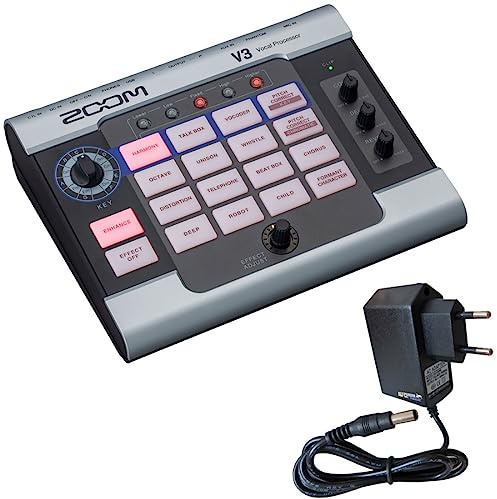 Zoom V3 Vocal Processor Gesangs-Effektgerät + 9V Netzteil