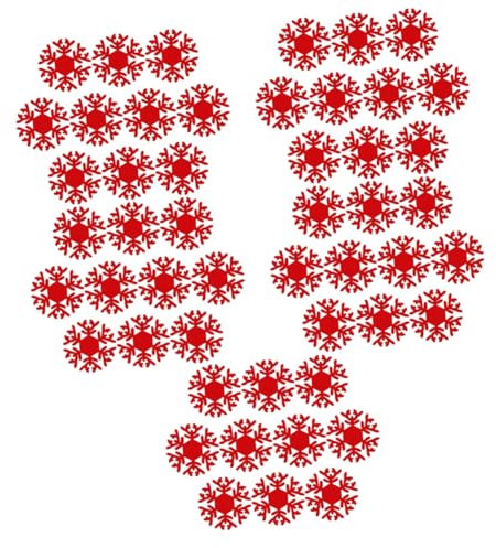 PRETYZOOM 50 Pcs Portavasos Adorno para Festival Posavasos De Fieltro Decoraciones para Festival Tapetes para Mesa Posavasos De Café Reutilizable Decoraciones De Cafe Alfombrilla Rojo Sintió
