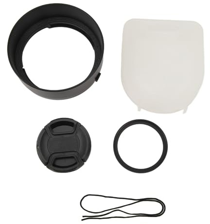 RockVOQRN ES 65B 43 mm Paraluce con filtro UV HD copriobiettivo per RF50 mm F1.8 STM