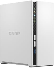 Qnap TS-233 ARM 4-Core Cortex-A55 procesador 2.0GHz, 2GB a bordo 24TB Bundle con 2X 12TB Mejor Precio Discos Duros