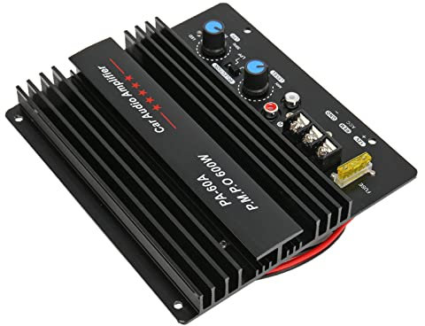 Amplificador de Antena de Coche, Antena de Radio Antena de Radio FM 12 V 600 W Placa Amplificadora de Potencia de Sonido de Coche de Graves de Alta Potencia para Vehículo Camión