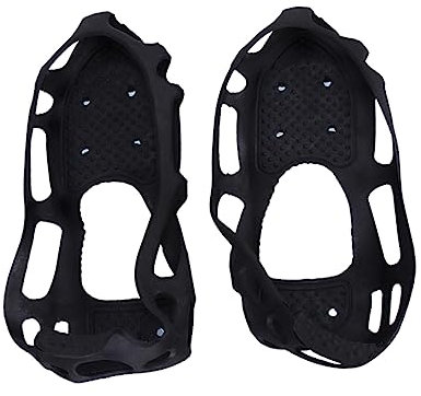 CALLARON 1paar Rutschfeste Schuhüberzüge Mit Zähnen Anti-rutsch- -spikes Für Winteraktivitäten Für Wandern Laufen Und Outdoor-sportarten