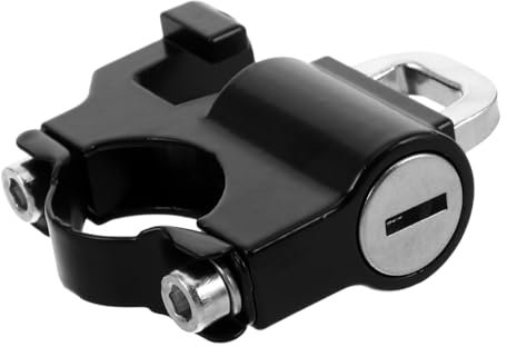 Milisten 1satz Motorradhelmschloss Für Sicheren Diebstahlschutz Verwendung Als Helm Und Lenkradschloss Mit Praktischem Haken Für Einfache Aufbewahrung Und Zuverlässige Befestigung