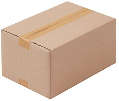 BB-Verpackungen 200x Faltkartons 320x250x120mm 1-wellig braun (200 Stück)| Großer Versandkarton, ideal als Warensendung, DHL Paket, GLS/DPD L-Paket