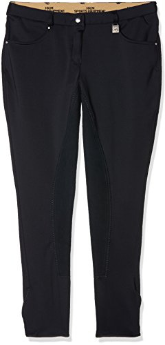 HKM Herr ridbyxor-comfort fit, 3/4 aloous trimningsbyxor, mörkblå/mörkblå, 42