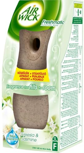 AIRWICK Freshmatic Max Starter Set Freesie + Jasmin - automatischer Lufterfrischer + 1x 250ml