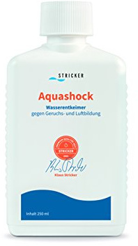 STRICKER Aquashock, 250 ml I Wasserentkeimer gegen Geruchs- und Luftbildung