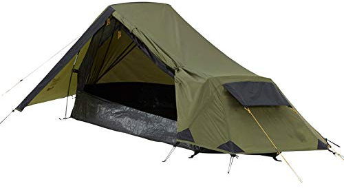 Grand Canyon RICHMOND 1 - tenda a tunnel per 1 persona | ultraleggero, impermeabile, formato piccolo pacchetto | tenda per il trekking, campeggio, all'aperto | Capulet Olive (verde)