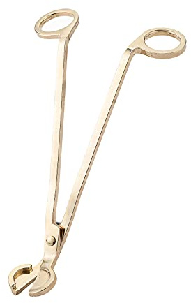Lucklybestseller Candle Wick Trimmer, Candle Snuffer Long Handle, Polished Stainless Steel Wick Clipper Cutter, Scissors, Candle Accessory Set