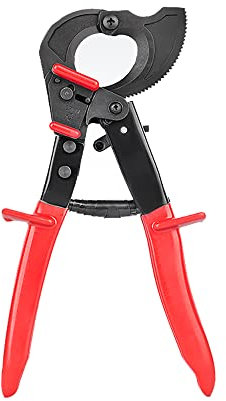 Toplionace Mechanischer Kabelschneider mit Ratsche, 240mm2, Kupfer Aluminium Kabelschere, Manuelles 8 Tonnen Kraft Elektrodraht Schnellschneidewerkzeug, CC-325