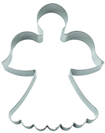 BekkiB - Utstickare ängel – ca 10 cm, kakskärare av rostfritt stål, diskmaskinssäker – 2003