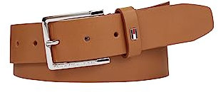 Tommy Hilfiger Herren Gürtel Oliver 3,5 cm Ext Ledergürtel, Braun (Cognac), 80