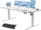 JUMMICO Höhenverstellbarer Schreibtisch mit USB-Ladeanschluss 160 x 70 cm, Schreibtisch Höhenverstellbar Elektrisch, Steh-Sitz Tisch Stehpult Verstellbarer Computertisch,Standing Desk,Weiß