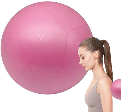 Sollee Piccola palla da pilates portatile, con nucleo smerigliato, 15 cm, per sollevamento 'anca, attrezzatura da palestra per la casa, per migliorare l'equilibrio, il sollevamento pesi