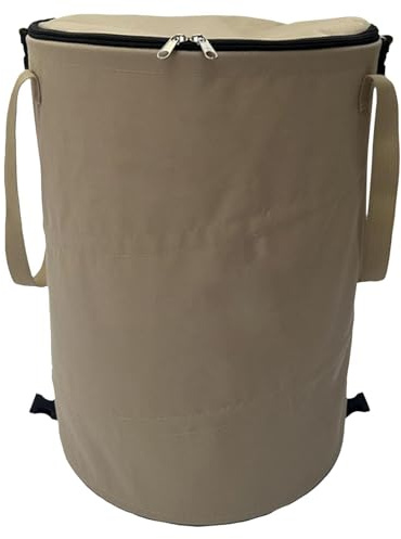 Collapsibles Camp Trash Can 37L Reusable Pop Up Garden Bin Yard Waste Bags Foldable Automotive Trash Bag Portable Leak Proof Car Rubbish Bin Traveling Vehicle Waste Basket Vehicle Garbage Can With Lid