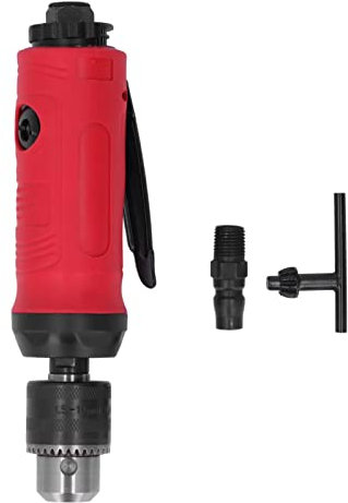 MOZUO rechtwinkliger Bohrmaschinen-Adapter, Luftbohrmaschine, Bohraufsatz, 20.000 U/min, gerades Hochgeschwindigkeits-Pneumatik-Bohrmaschinen-Werkzeug-Set mit Schraubenschlüssel