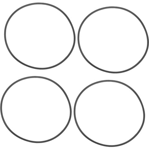 Gadpiparty 4 Piezas Anillo de Taburete de Bar insonorizar pie de Taburete de Bar Asiento insonorización de taburetes de Bar de Suelo para taburetes de Bar Caucho Black