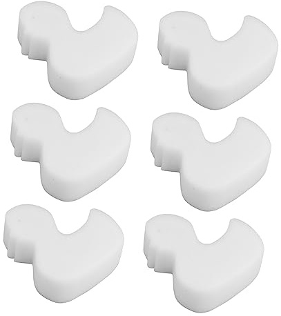 Milisten Éponge Absorbante D'huile pour Piscine Lot De 6, Nettoyage du Bassin, Éponges Super Absorbantes Réutilisables, Forme Canard Coloré, Usage Piscine Et Spa