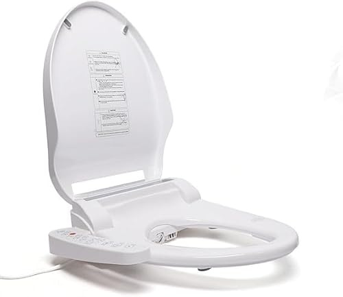 Asiento de inodoro eléctrico con función bidet, limpieza automática, ducha y lavado, incluyendo secado inteligente