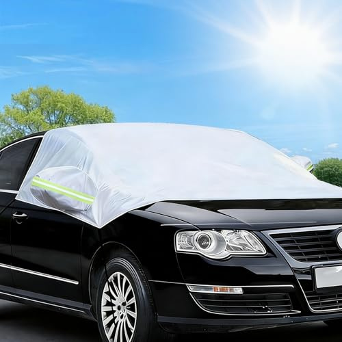 NICEWAT Car Windscreen Sun Shade, Foldable Sun Shades for Car Window, Front Windshield Sunshade Cover 99% UV Rays Block, Car Sun Shade, Keep Your Vehicle Cool,Fit Various Sizes, 240 x 145cm