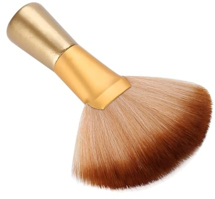 Mrxxjz Professional Powder Brush - Large Body Dual-Use Setting Too Soft Bristles for Spray Tan & Makeup Finishing, Salon-Grade Face/Body Brush Accessories for Home or Professional Use