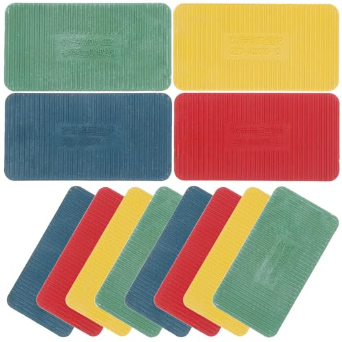 INOOMP 40 cuñas para inodoro: cuñas de plástico para nivelar puertas, ventanas y muebles. Espaciador plano para marcos de acristalamiento e instalación de ventanas.