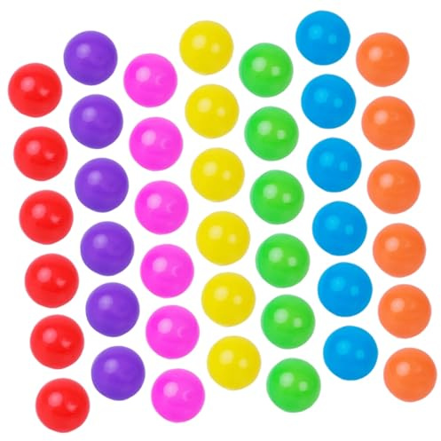 BESPORTBLE Balones de Plástico para Niños, Bolas de Océano Coloridas, Tamaño Mediano, Resistentes y Seguras, Juego Infantil para Piscina de Bolas y Sala de Trampolines, Pack Estilo Aleatorio