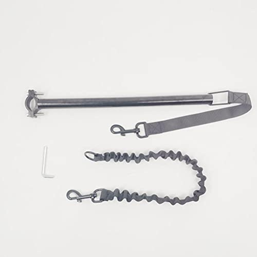 Generic Laisse d'exercice pour Chien, Retrait Facile, Mains Libres, Traction Rétractable, Laisse d'exercice pour Vélo pour Chien, Nylon renforcé Sûr, Haute Résistance pour Le Jogging