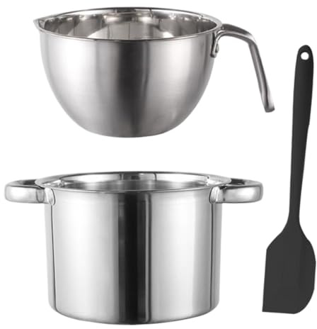 Generisch Olla para derretir chocolate - Accesorios para fondue de postre, olla caliente de mantequilla, para chocolate, queso, mantequilla, dulces y hogar, cocina, restaurante