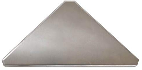 Nicoll - Douche à l'italienne - Grille inox 304 GSTRIANR pour caniveau d'angle Docia