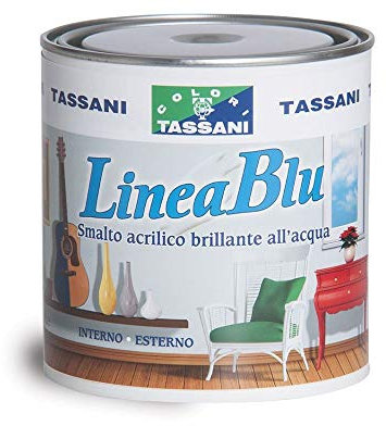 Smalto lucido all'acqua TASSANI LINEA BLU bianco vari formati - LT.2,5