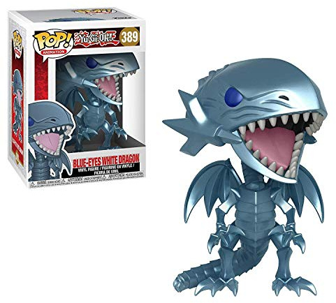 Funko POP! Vinyl: Animation: Yu-Gi-Oh! Blue Eyes White Dragon - Figuras Miniaturas Coleccionables Para Exhibición - Idea De Regalo - Mercancía Oficial - Juguetes Para Niños Y Adultos - Fans De Anime