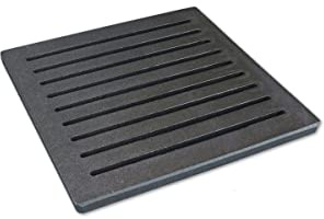 GRILLROSTPROFI Ascherost - Feuerrost - Kohlerost - Kaminrost in Premium-Qualität- Gusseisen, 22 x 22 cm für SPARTHERM