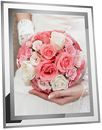Ray & Chow 8x10 Glass Picture Photo Frames For Wedding Photos,Family Photos and Home Decoration,Portrait or Landscape Display