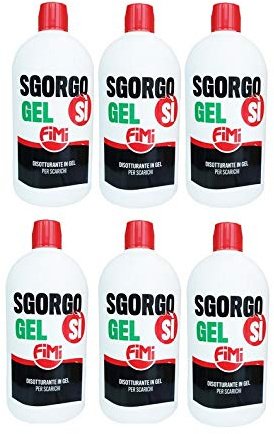 Sgorgosi - Gel desatascador de 1 litro para desagües (6)