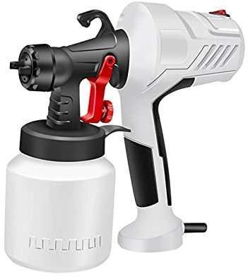 Equipo de chorro de arena Máquina de pulverización eléctrica para pintar casa herramienta de pintura eléctrica pulverizador de pintura de coche muebles de bricolaje pintura (Color : Blanco)