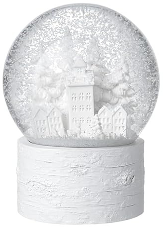 Heaven Sends Schneekugel, Weihnachtsdekoration, Motiv: Wei�e Stadt