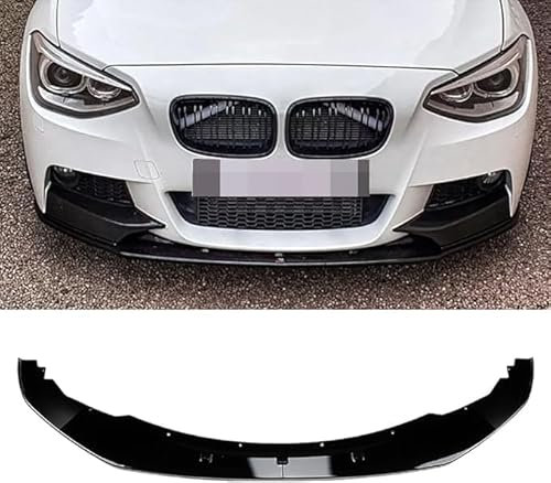 Car Front Lower Bumper Lip Spoiler für BMW 1er F20 F21 M Sport 2012 2013 2014, Sport-Performance Frontspoiler Auto Frontlippe Spoiler Frontspoiler-Stoßfängerlippe,A