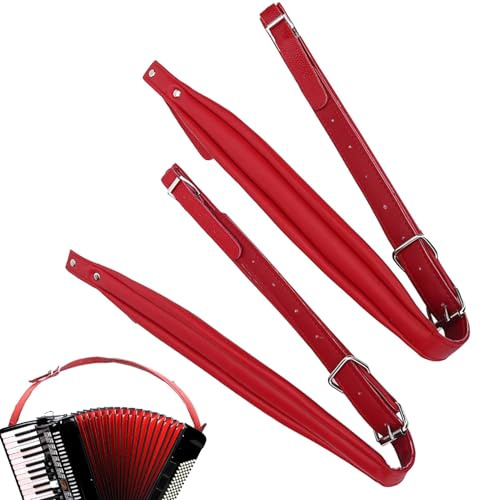 Tracolla imbottita per fisarmonica, larga cinghia per fisarmonica, 16 bassi, 120 bassi, impermeabile, regolabile, cintura in per prestazioni, , Refer to description