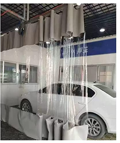 Outdoor Clear Plastic Pergola Waterproof Side Panels with Eyelets Customizable Size 5x2m