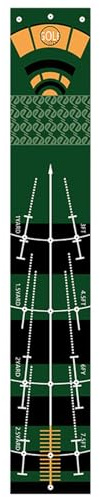 Golf, puttmatta, golf bil, puttningsmatta, golftränare, puttningsmatta, inomhus, utomhus, puttträningsmatta, inomhus, golfmattor, bärbar träning, grön golfutrustning för hemmakontor, gym