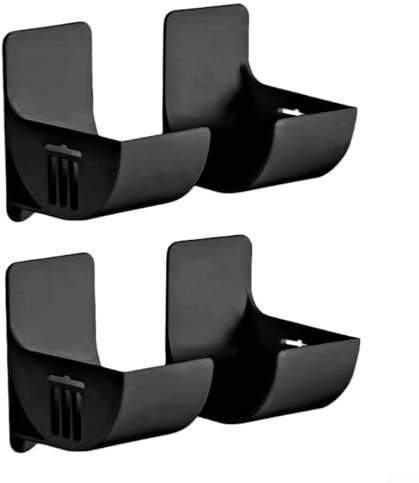 Support de rangement mural pour sacs poubelle, distributeur de sacs poubelle en plastique pour la maison et la cuisine (noir)