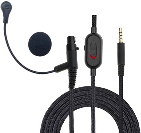 MLWSKERTY Boom Microphone Cable Cable For Q701/K712/K702/K240/K141/K171 Headphones Clear Voice Transmission