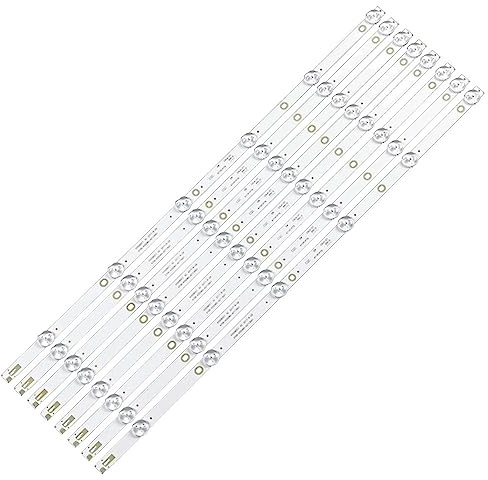 RCTGPGJAC LED-Hintergrundbeleuchtung, 544 mm, 8 Stück/Set, kompatibel mit Philips 55 Zoll 4708-K550WD-A2113N01 K550WDC1 LCD TV Hintergrundbeleuchtung Reparatur LE55D8800 T55K05