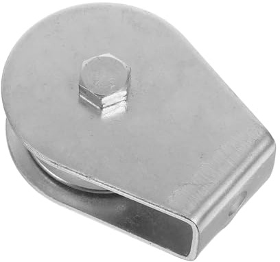 Toyvian Flagpole Pulley Stainless Steel Cable Pulley Traction Pole Accessories Suitable for Schools and Corporate Use