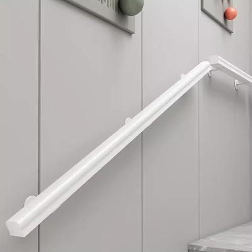 Kit de barre d'appui réglable en bois d'intérieur moderne de 0,9 m à 6,1 m pour la sécurité des escaliers, support mural pour la maison, les lofts, le couloir, la balustrade de la maternelle