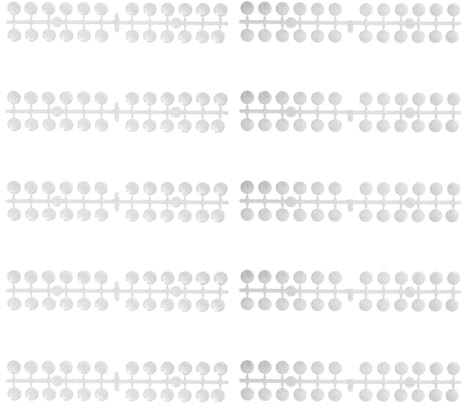 Ciieeo Carte de Couleurs pour Manucure 240 Pièces, 2 Sets de 120 Plaques Transparentes et Naturelles, Nuancier Pratique pour Affichage Vernis à Ongles, Accessoire Essentiel pour Nail Art