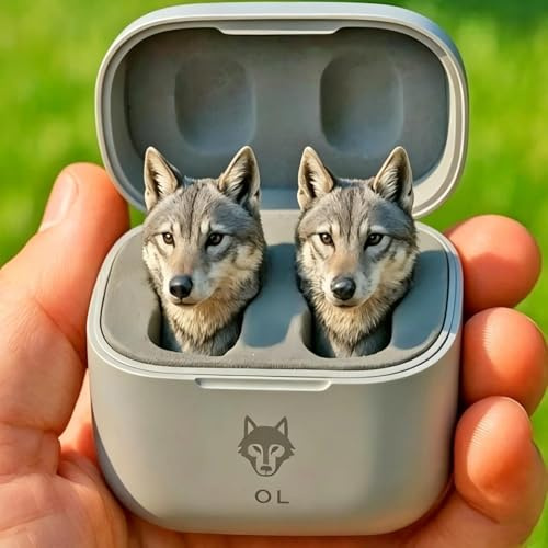 Uuxkgu Frosch Ohrhörer,niedliche Tierförmige Bluetooth,Bluetooth-Ohrhörer Mit Ladehülle,kabellose In-Ear-Kopfhörer Mit Tiefem Bass,Geräuschreduzierung,wasserdichte Ohr-Kopfhörer(I)