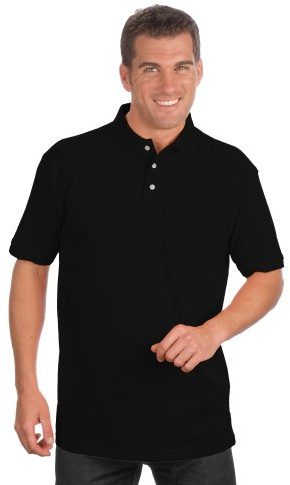 QUALITYSHIRTS Kurzarm Poloshirt mit Brusttasche Gr. S - 8XL